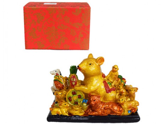 849#RECTANGULAR CHINESE ZODIAC MOUSE